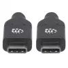 USB-C kabelis Manhattan USB2C5C2M 2m vīr.-vīr.