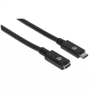 USB-C pagarinātājs Manhattan 50cm vīrišķais uz sievišķo