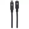 USB-C pagarinātājs Manhattan 50cm vīrišķais uz sievišķo