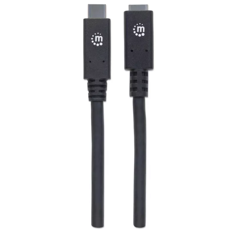 USB-C pagarinātājs Manhattan 50cm vīrišķais uz sievišķo