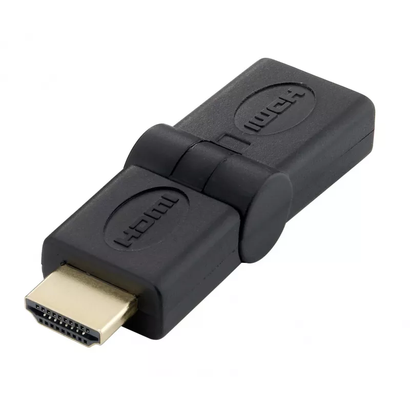 Salokāms HDMI adapteris, vīrišķais uz sievišķo, Equip, 118911