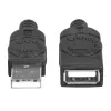 USB-A uz USB-A pagarinātāja kabelis Manhattan USBEXTAA3BK