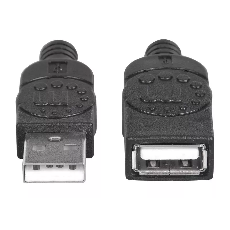 USB-A uz USB-A pagarinātāja kabelis Manhattan USBEXTAA3BK