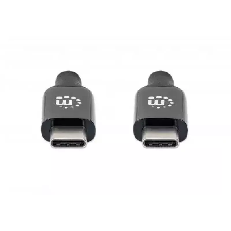 USB-C kabelis Manhattan 5m aktīvs vīrietis-vīrietis 10 Gbps 3A melns