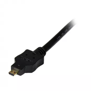 StarTech.com 0,9 m (1 m) Micro HDMI uz DVI kabelis - Micro HDMI uz DVI adaptera kabelis - Micro HDMI D tipa ierīce uz DVI-D vienkanāla monitoru/displeju/projektoru video pārveidotāja vads - izturīgs