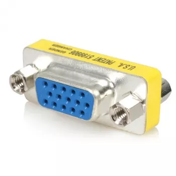 StarTech.com Slimline VGA HD15 savienotāju adapteris – sievišķais/sievišķais, VGA, VGA, sudraba krāsa