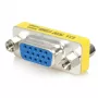 StarTech.com Slimline VGA HD15 savienotāju adapteris – sievišķais/sievišķais, VGA, VGA, sudraba krāsa