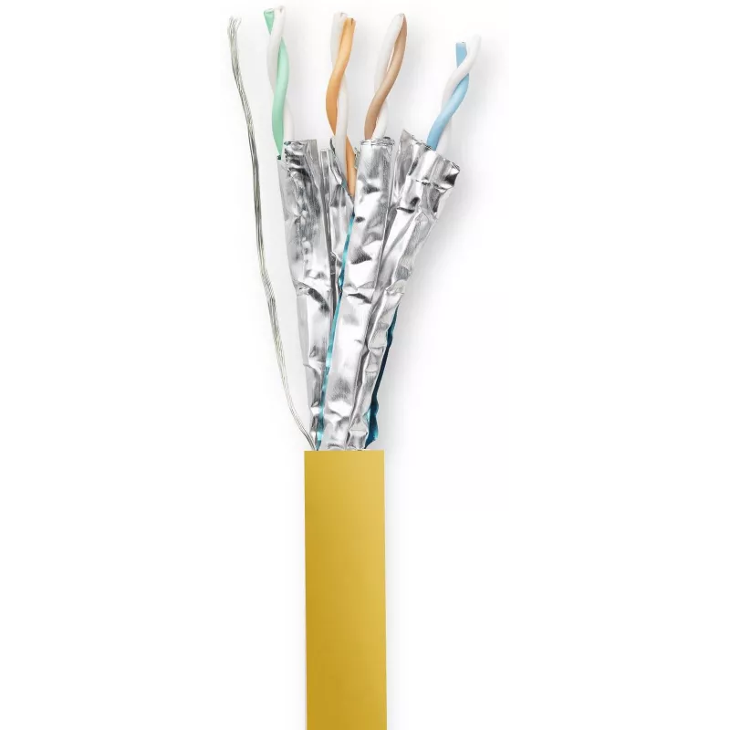 Vivolink PROCAT40 tīkla kabelis dzeltens 40 m Cat6a F/FTP (FFTP)
