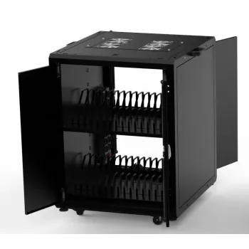 Rackmount cabinet Lanview LVR16U7075BL-DCN-LAPTOP 16U portatīvajiem datoriem