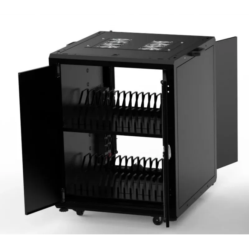 Rackmount cabinet Lanview LVR16U7075BL-DCN-LAPTOP 16U portatīvajiem datoriem