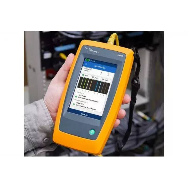Fluke LinkIQ tīkla testeris melns zils oranžs RJ-45 305m