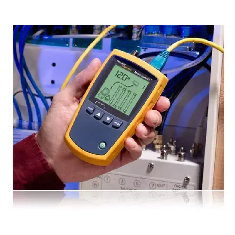 Kabeļu testeris Fluke MicroScanner² zils dzeltens