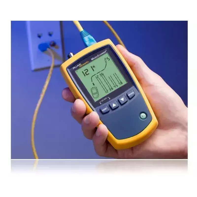 Kabeļu testeris Fluke MicroScanner² zils dzeltens