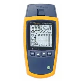 Kabeļu testeris Fluke MicroScanner² zils dzeltens