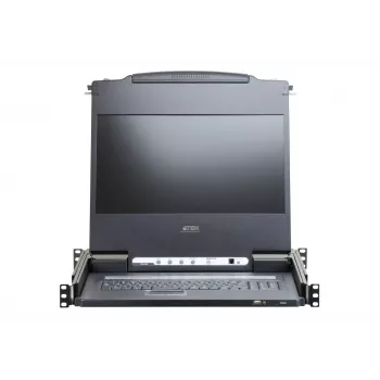 ATEN CL6700MW plaukta konsole 43,9 cm (17,3 collas) 1920 x 1080 pikseļi Metāls Melns 1U