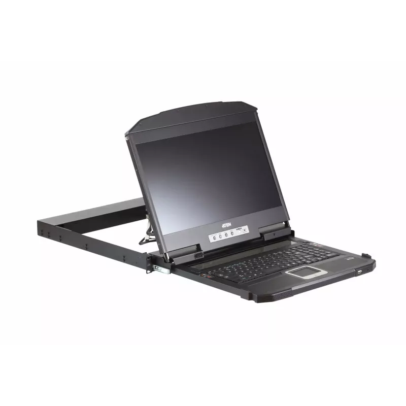 ATEN CL3800NW statīva konsole 47 cm (18.5 collas) 1920 x 1080 pikseļi Metāls, Plastmasa Melns 1U