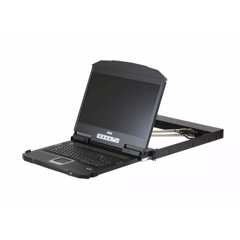ATEN CL3800NW statīva konsole 47 cm (18,5 collas) 1920 x 1080 pikseļi Metāls, Plastmasa Melns 1U