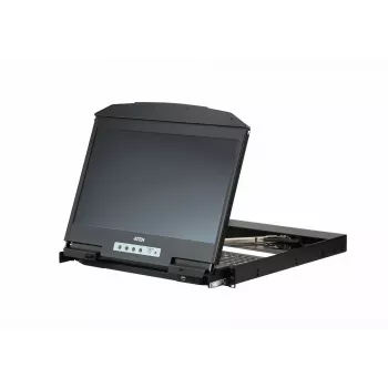 ATEN CL3800NW statīva konsole 47 cm (18,5 collas) 1920 x 1080 pikseļi Metāls, Plastmasa Melns 1U