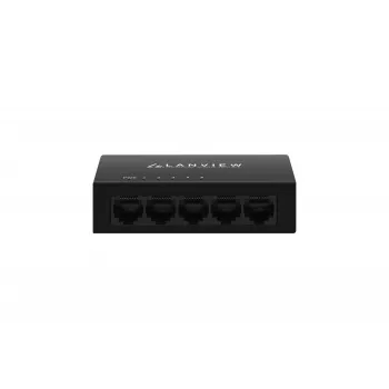 Lanview LVN-DESK-5PORT-1G nevadāms 5 portu gigabitu Ethernet komutators
