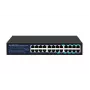 Nekonfigurējams komutators Lanview LVN-1U-24PORT-1G — 24 portu pilna Gigabit tīkla plaukta montāžas