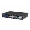 Nekonfigurējams komutators Lanview LVN-1U-24PORT-1G — 24 portu pilna Gigabit tīkla plaukta montāžas