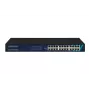 Nevadāms komutators Lanview LVN-1UMOUNT-24PORT-1G 24-portu Gigabit Ethernet komutators, 1U montāža