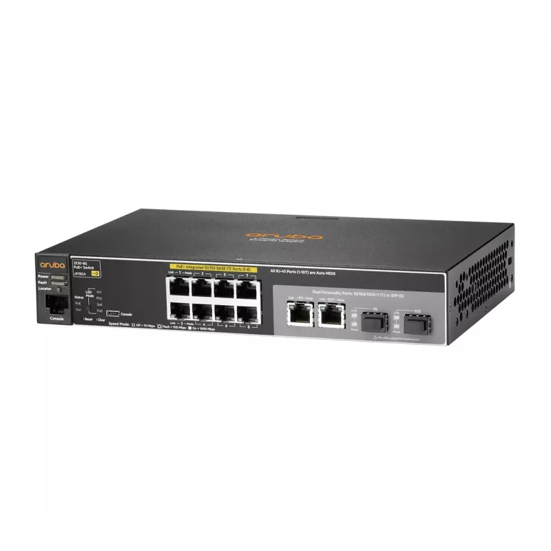 Pārvaldāms slēdzis HPE Aruba 2530 8G PoE+