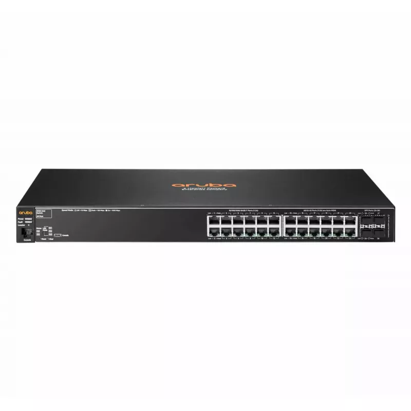 Pārvaldīts L2 gigabitu Ethernet komutators Hewlett Packard Enterprise Aruba 2530-24G