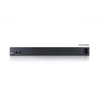ATEN 1U 16A 8 Outlet Switched + Metered PDU + bezmaksas Eco PDU pārvaldības programmatūra