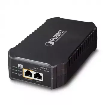 Tīkla sadalītājs PLANET POE-175-95 Power over Ethernet melns