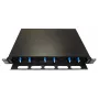 Lanview LVO-101010 optiskās šķiedras bīdāmais panelis ODF, LC SM OS2, 12 serdeņi, 1U