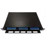 Lanview LVO-101020 optiskās šķiedras bīdāmais panelis ODF, LC SM OS2, 48 serdeņi, 1U