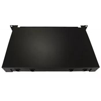 Lanview LVO-101020 optiskās šķiedras bīdāmais panelis ODF, LC SM OS2, 48 serdeņi, 1U