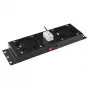 Rack accessory Lanview RAF115BL-UK 1U 2 fans Melns