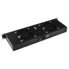 Ventilatoru panelis LOGON RAF300BL melns ar 2 ventilatoriem