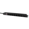 Lanview LVR-2MSCH-SW-C13-8 strāvas sadales bloks (PDU) 8 maiņstrāvas izejas 1U melns