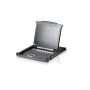 ATEN CL1000M-ATA-2XK07SGG rack console 43.2 cm (17 inch) Melns 1U