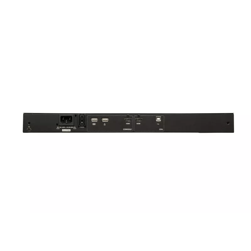 ATEN CL3700NW plaukta konsole 47 cm (18,5 collas) 1920 x 1080 pikseļi Metāls, Plastmasa Melna 1U