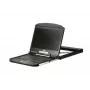 ATEN CL3700NW statīvā iebūvējama konsole 47 cm (18.5 collas) 1920 x 1080 pikseļi Metāla, Plastmasas Melna 1U