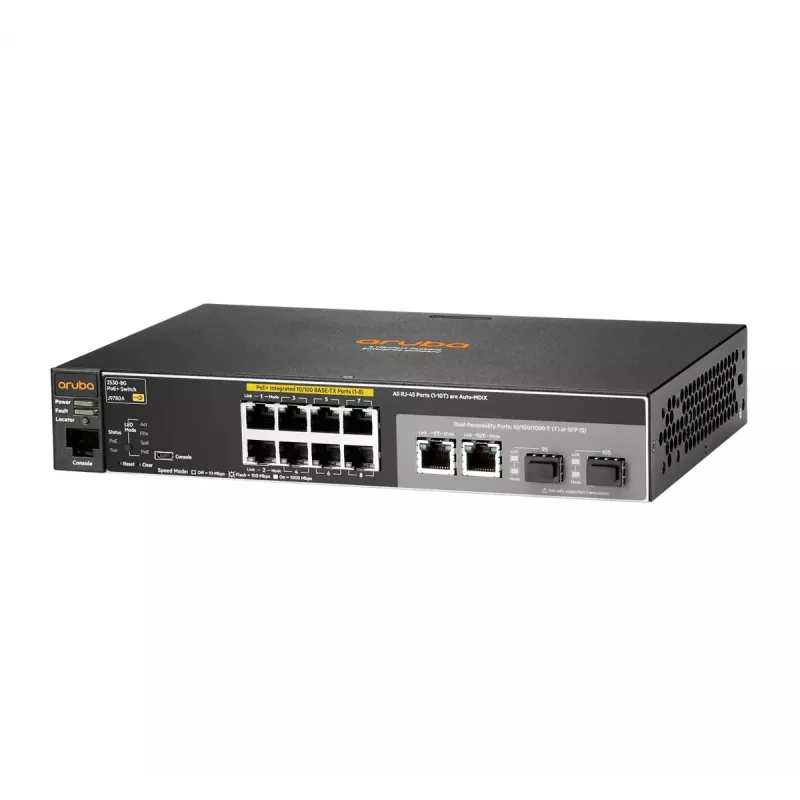 Pārvaldīts slēdzis Aruba 2530 8 PoE+