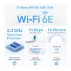 TP-Link AXE11000 Whole Home Mesh Wi-Fi 6E sistēma, balta, iekšējā, Mesh sistēma, 600 m², trīsjoslu (2,4 GHz / 5 GHz / 6 GHz), Wi-Fi 6E (802.11ax)