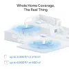 TP-Link AXE11000 Whole Home Mesh Wi-Fi 6E sistēma, balta, iekšējā, Mesh sistēma, 600 m², trīsjoslu (2,4 GHz / 5 GHz / 6 GHz), Wi-Fi 6E (802.11ax)