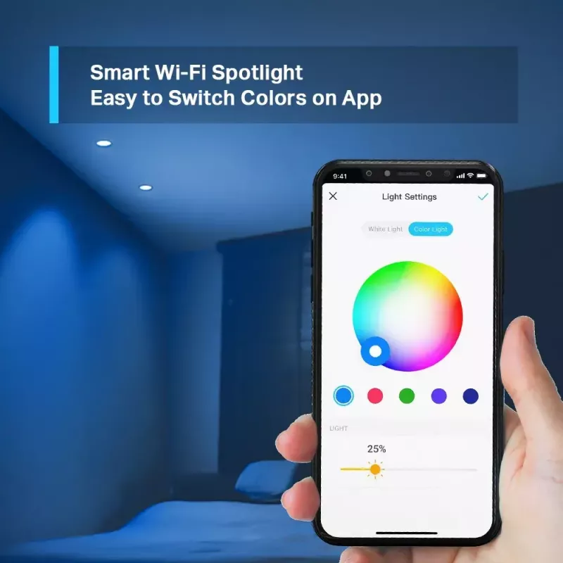 Viedā spuldze TP-Link Tapo L630 Daudzkrāsaina Wi-Fi 3.7W 4 iepakojumā