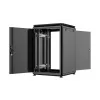 Rack Cabinet Lanview RDL16U66BL 16U Melns 600 kg IP20