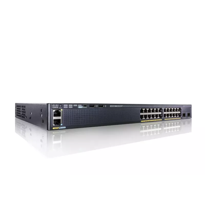 Pārvaldāms slēdzis Cisco WS-C2960X-24TS-L L2/L3 Gigabit Ethernet 24 porti