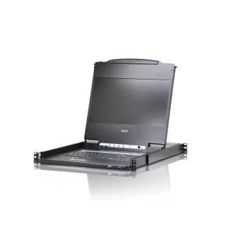 ATEN 17,3 collu platekrāna DVI/HDMI pilnas HD LCD konsole, 43,9 cm (17,3 collas), LCD, USB, USB, DVI-D/HDMI/VGA, US angļu