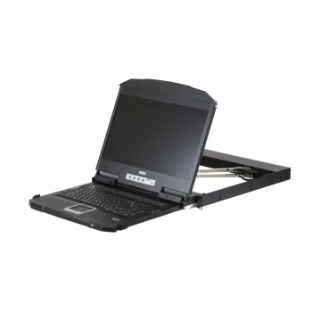 ATEN CL3800NW plaukta konsole 47 cm (18,5 collas) 1920 x 1080 pikseļi Metāls, plastmasa Melns 1U