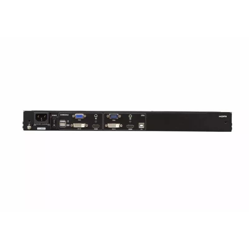 ATEN CL3800NW plaukta konsole 47 cm (18,5 collas) 1920 x 1080 pikseļi Metāls, plastmasa Melns 1U