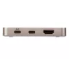 ATEN UH3235 USB-C 4K īpaši mazā dokstacija ar barošanas caurlaidi