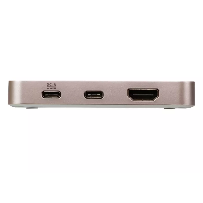 ATEN UH3235 USB-C 4K īpaši mazā dokstacija ar barošanas caurlaidi
